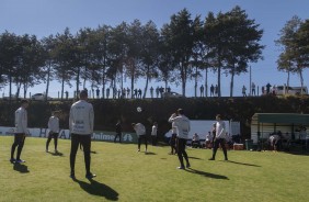 Treino em Chapecó para jogo decisivo contra a Chapecoense, pela Copa do Brasil