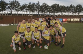 Corinthians faz ltimo treino em Chapec antes do jogo contra a Chapecoense, pela Copa do Brasil