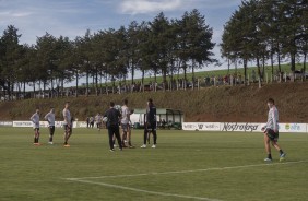 Timo acerta os ltimos detalhes antes do jogo contra a Chapecoense, pela Copa do Brasil