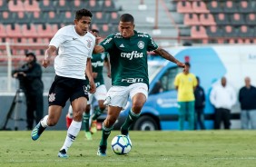 Fessin durante jogo contra o Palmeiras, que terminou em empate, pelo Brasileiro Sub-20