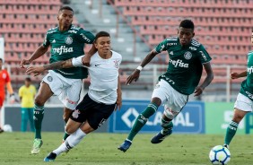 Rafael Bilu  sempre bem marcado nos jogos do Corinthians pela categoria Sub-20