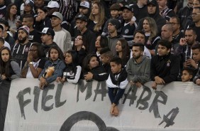 A Fiel levou bom pblico  Arena Corinthians neste sbado, contra o Grmio