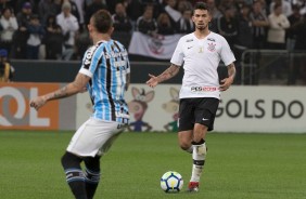 Pedro Henrique durante jogo contra o Grêmio, na Arena Corinthians