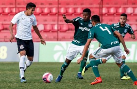 Fessin foi o autor do gol corinthiano contra o Palmeiras, pelo Paulista Sub-20