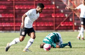 Natham durante derrota para o Palmeiras, pelo Paulista Sub-20