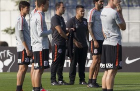 No CT Joaquim Grava, elenco do Corinthians se prepara para encarar o Fluminense, pelo Brasileiro