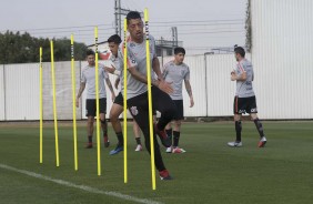 Timo treinou nesta segunda-feira com foco no jogo contra o Fluminense, pelo Brasileiro