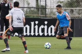 Gabriel no treinamento desta sexta