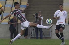 Pedrinho durante a derrota para o Fluminense, no Marcan