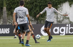 Jogadores treinam para enfrentar o Paran no jogo deste sbado pelo Brasileiro