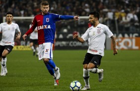 Clayson durante jogo contra o Paran, na Arena Corinthians