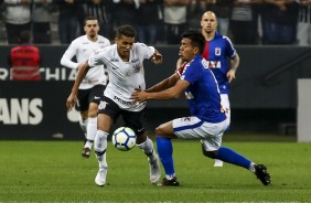 Pedrinho durante o jogo contra o Paran Clube, pela Campeonato Brasileiro.