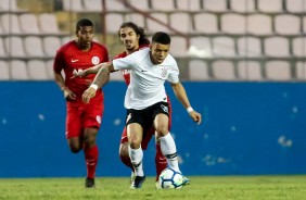 Bilu durante a vitória em cima do Internacional, pelo Brasileiro sub-20
