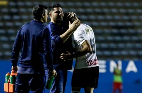 Eduardo Barroca comemora gol contra o Internacional, pelo Brasileiro sub-20