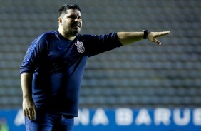 O tcnico Eduardo Barroca mandou a campo fora mxima contra o Internacional, pelo Brasileiro sub-20