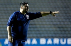 O tcnico Eduardo Barroca mandou a campo fora mxima contra o Internacional