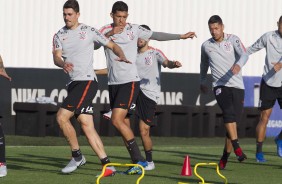 O treinamento tem como foco a partida decisiva contra o Colo-Colo nesta quarta-feira.