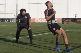 Jonathas Jesus treina forte para encarar o Atlético-MG neste sábado