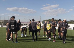 Treino visando o duelo contra o Atltico-MG neste sbado