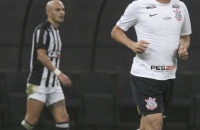 Na Arena Corinthians, o meia Danilo teve chance contra o Atlético-MG