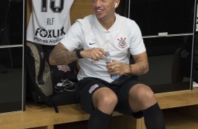 Ralf no vestirio antes de enfrentar o Atltico-MG