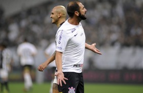 O meia Danilo durante jogo contra o Atltico-MG, na Arena Corinthians