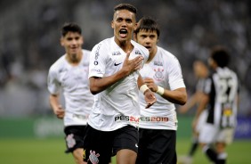 Pedrinho marcou o gol do Corinthians contra o Atlético-MG, pelo Campeonato Brasileiro