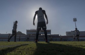 Corinthians treinou no CT do Fortaleza para enfrentar o Ceará, pelo Brasileirão