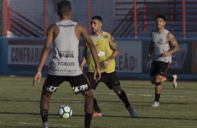Gabriel durante treino no CT do Fortaleza para enfrentar o Ceará, pelo Brasileirão