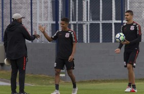 Pedrinho no treino de reapresentao do Corinthians