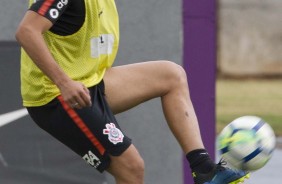 Romero durante treino desta segunda-feira; time se prepara para encarar o Cear