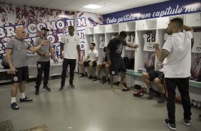 Vestiário do Castelão antes de Ceará e Corinthians, pelo Campeonato Brasileiro