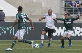 Roger brigou muito na partida, mas não marcou