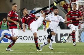 Clayson fez boa partida contra o Flamengo, pela semifinal da Copa do Brasil, no Maracanã