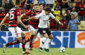No Maracanã, Romero foi titular contra o Flamengo, pela Copa do Brasil