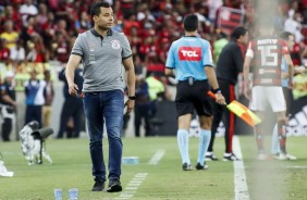 Tcnico Jair Ventura agradou a torcida ao escalar trs volantes contra o Flamengo