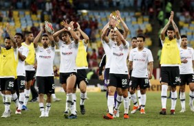 Timão agradece presença da Fiel torcida no Maracanã durante jogo contra o Flamengo