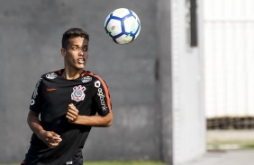 Pedrinho  sempre bem marcado durante as partidas do Corinthians