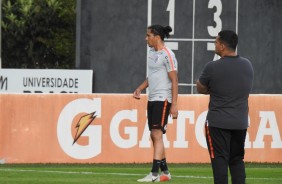 Corinthians treinou nesta tera-feira no CT Joaquim Grava