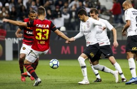 Léo Santos durante o jogo contra a Sport, pelo Brasileirão