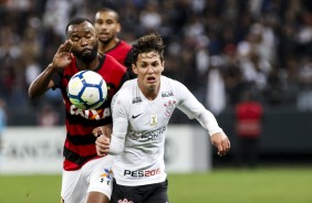 Mateus Vital durante o jogo contra a Sport, pelo Brasileiro