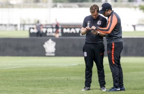 Jair Ventura comanda penltimo treino no CT antes do duelo contra o Internacional