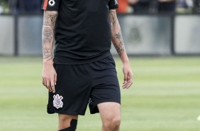 Pedro Henrique durante manhã de treino no CT