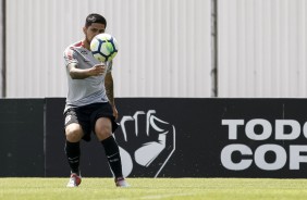 Sergio Daz durante treino no CT Joaquim Grava