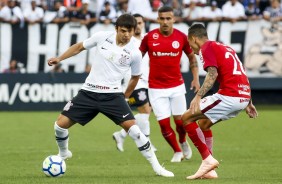 Ángel Romero durante jogo contra o Internacional, pelo Brasileirão