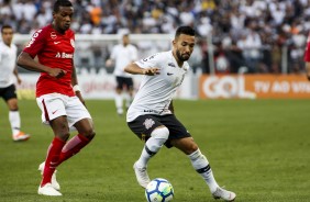 Clayson foi titular contra o Internacional, na Arena Corinthians, pelo Brasileiro