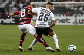 Clayson em partida contra o Flamengo, pela Copa do Brasil, na Arena Corinthians