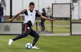 Matheus Matias também esteve por lá no CT durante treino de reapresentação no CT