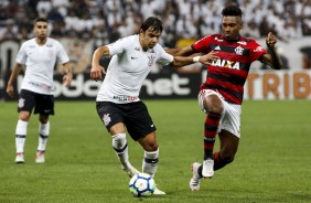 Romero durante partida contra o Flamengo, pela Copa do Brasil