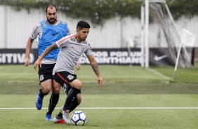 Danilo e Sergio Díaz treinam no CT para encarar o América-MG